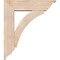 Ekena Millwork Thorton Traditional Smooth Bracket w/ Offset Brace, Douglas Fir, 7 1/2"W x 28"D x 32"H BKT0806X28X32THR01SDF - alternate 4